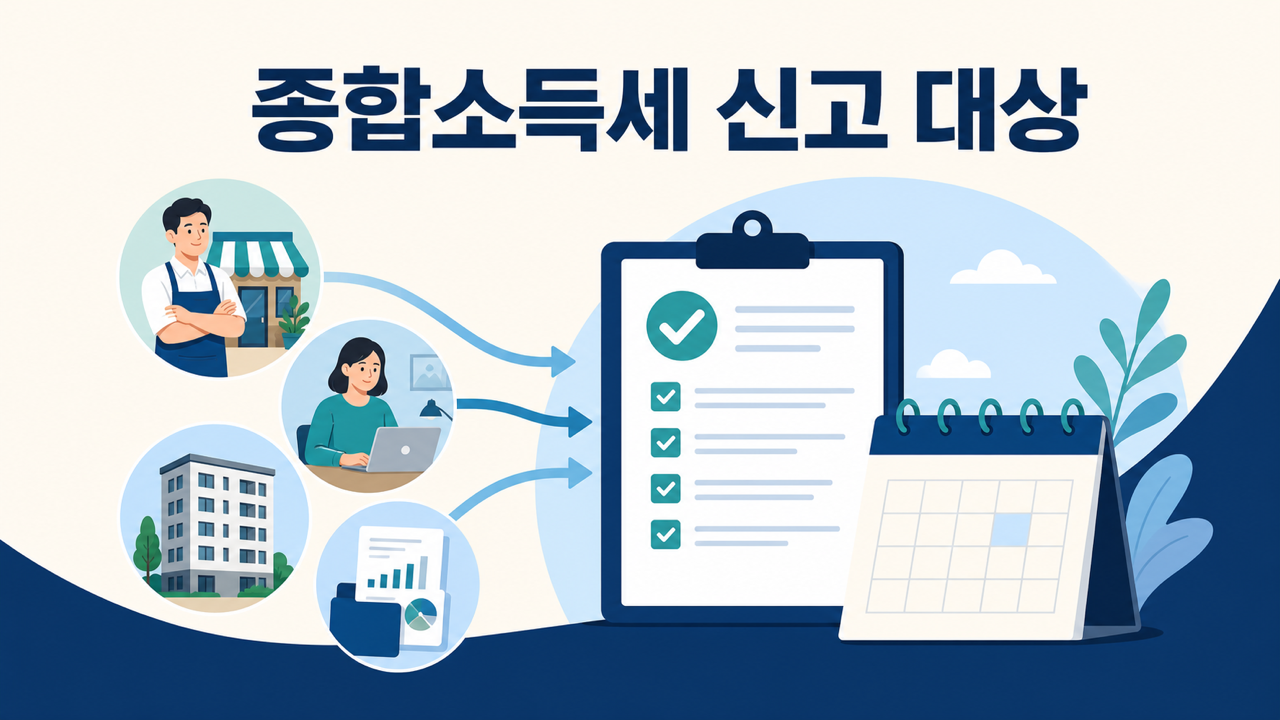 종합소득세 신고 대상 쉽게 정리: 누가 5월에 신고해야 할까?