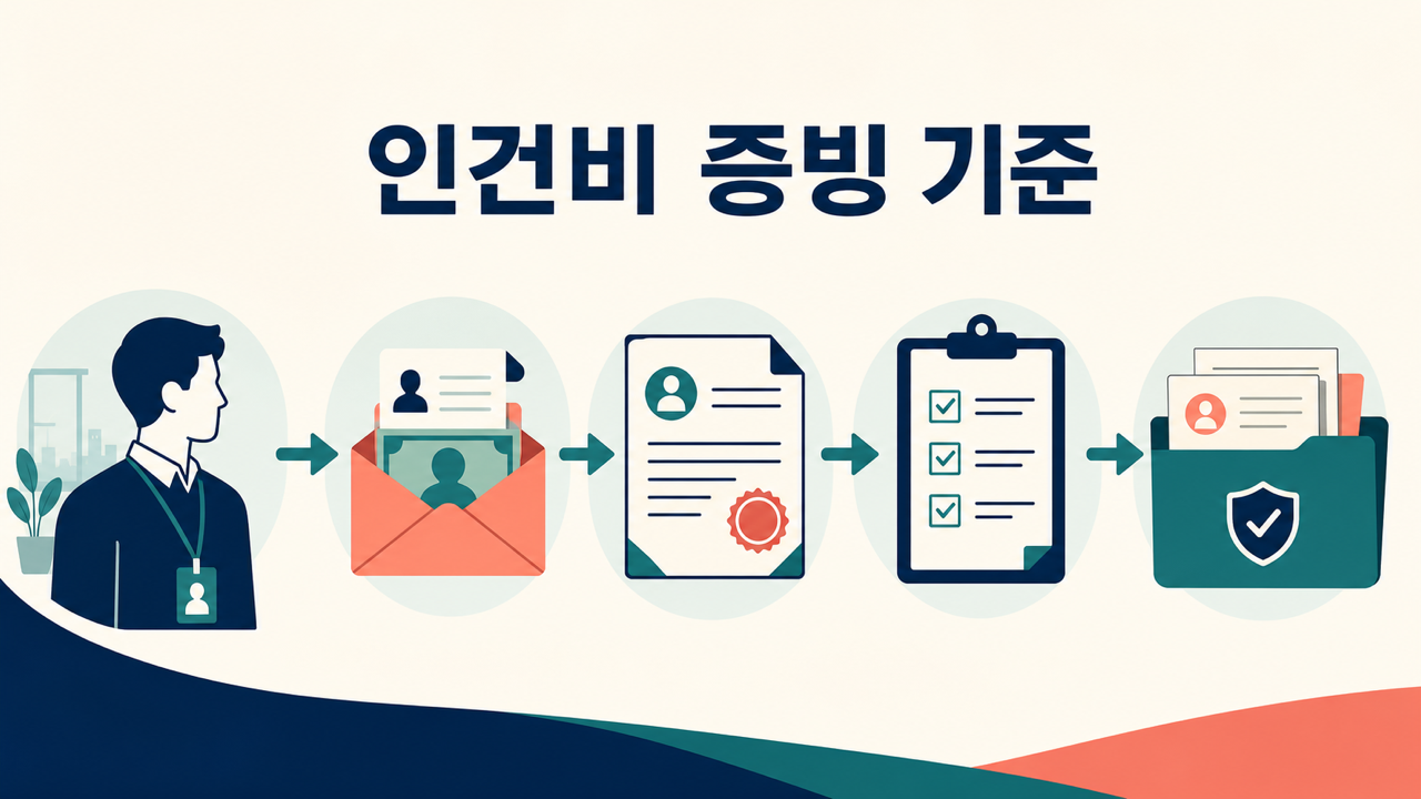 인건비 비용처리, 원천징수와 지급명세서 증빙 기준 정리